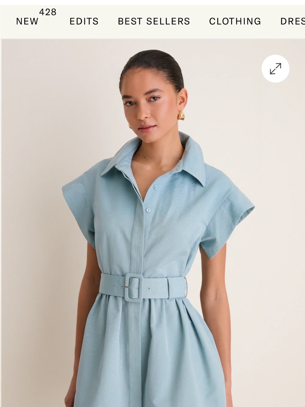 Tuckernuck Slate Blue Mini Chloe Dress - Picture 6 of 6